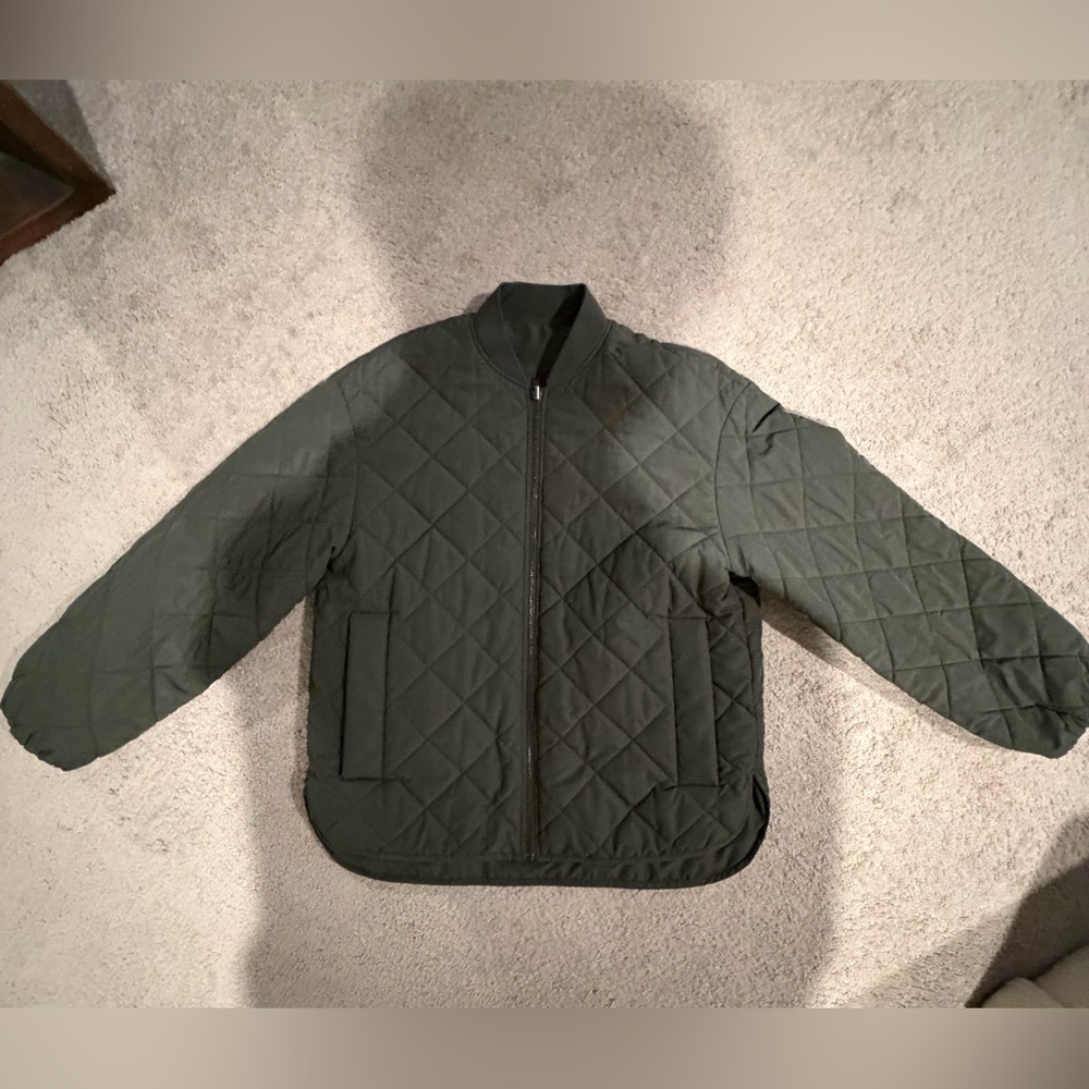 COS Unisex Olive Bomber Jacket